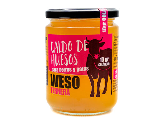 Caldo de huesos WESO para perros y gatos 400ml