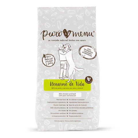 Menú BARF Llenarme de Vida Multiproteico