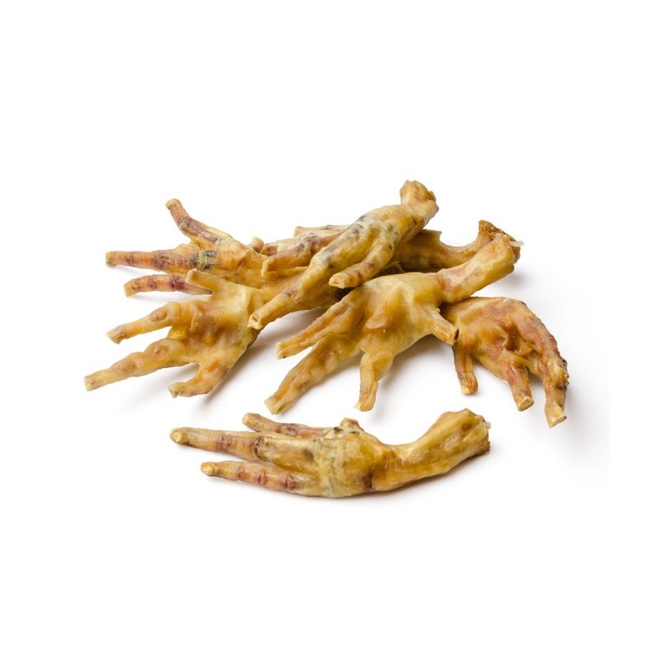 Patas de pollo deshidratadas