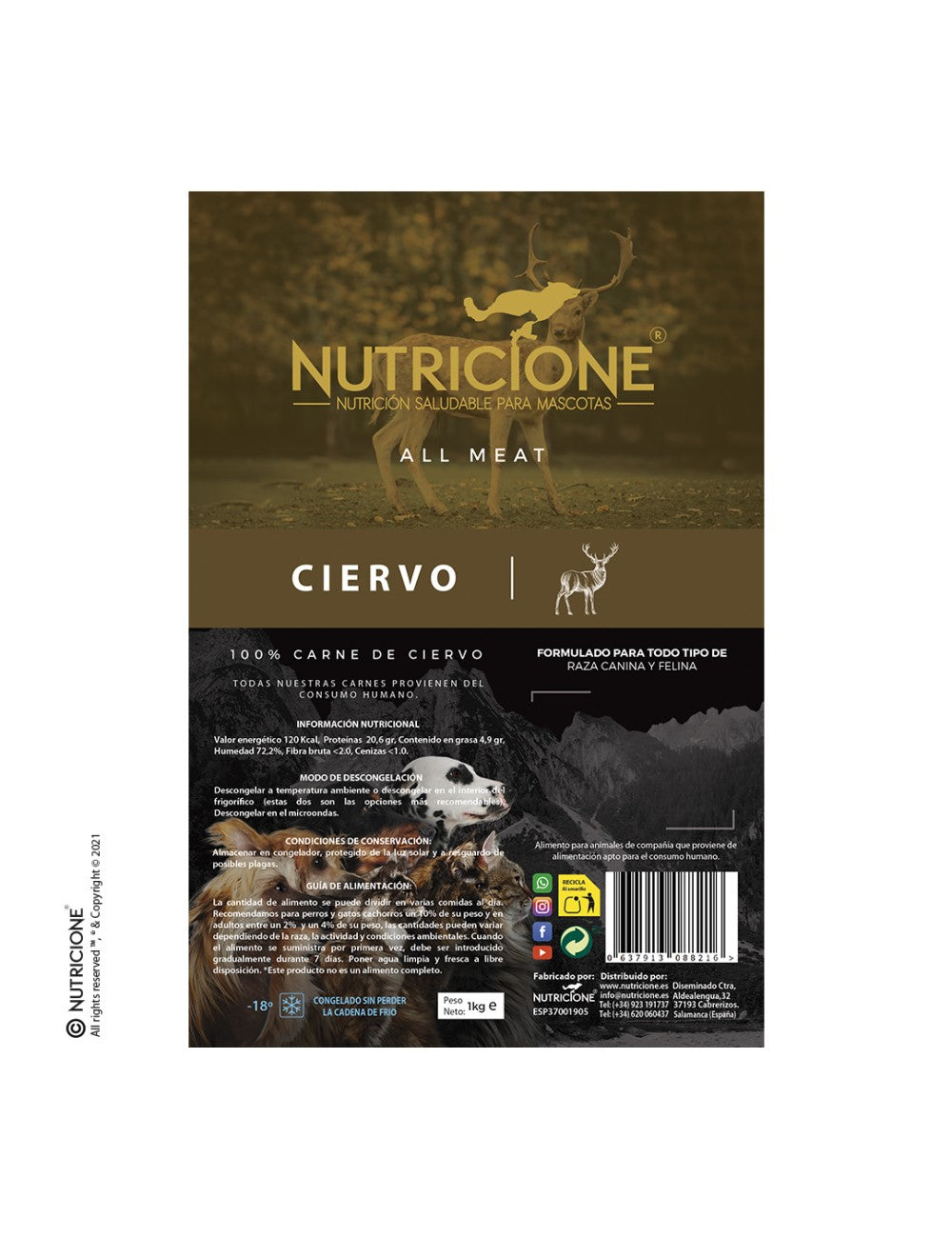 All Meat Ciervo, 1kg