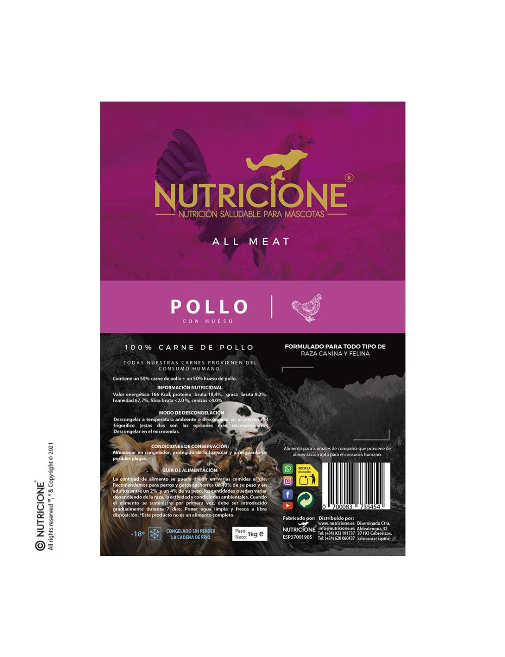 All Meat Pollo, 1kg