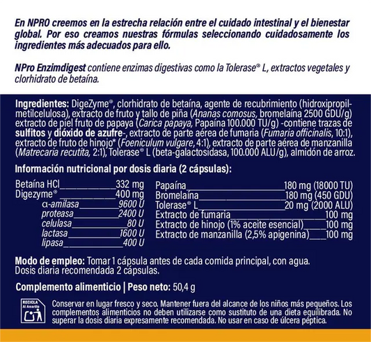 Enzimdigest - enzimas digestivas