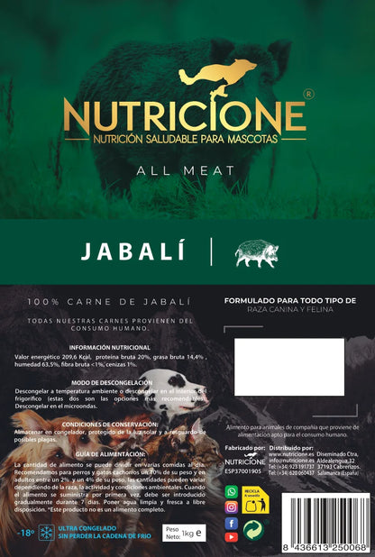 All Meat Jabalí, 1kg