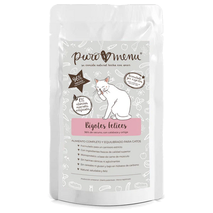 Menú Bigotes Felices BIO (Vacuno)