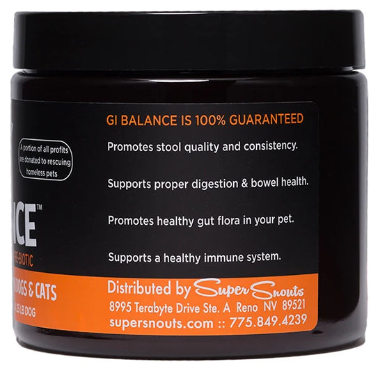Super Snouts GI Balance 88 gr. Regulador Gastrointestinal 100% Natural. Prebiótico. Ayuda digestiva.
