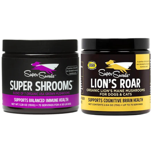 Pack Senior Hongos - Super Shrooms (75g) + Lion's Roar (75g)