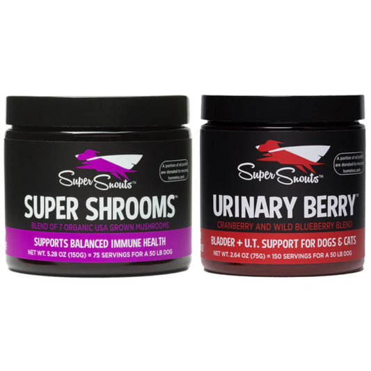 Pack Antiox Senior - Super Shrooms (75g) + Urinary Berry (75g)