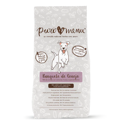 Menú Banquete de Conejo Monoproteico