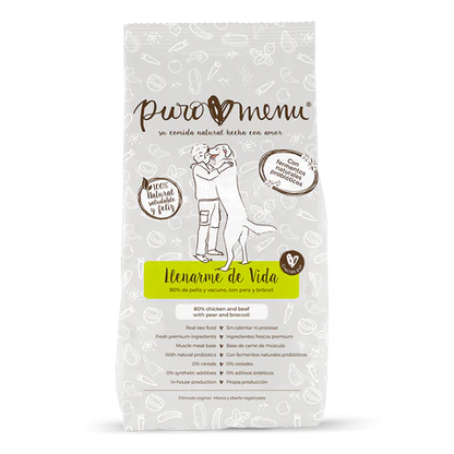 Menú BARF Llenarme de Vida Multiproteico