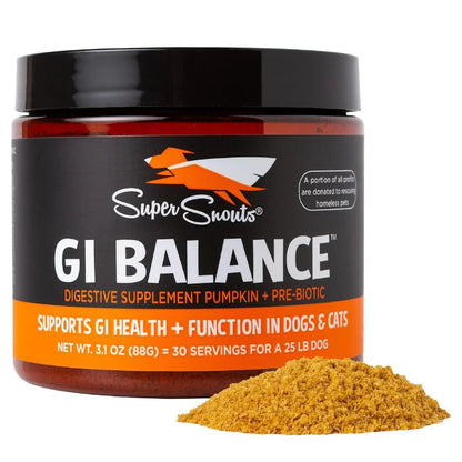 Super Snouts GI Balance 88 gr. Regulador Gastrointestinal 100% Natural. Prebiótico. Ayuda digestiva.