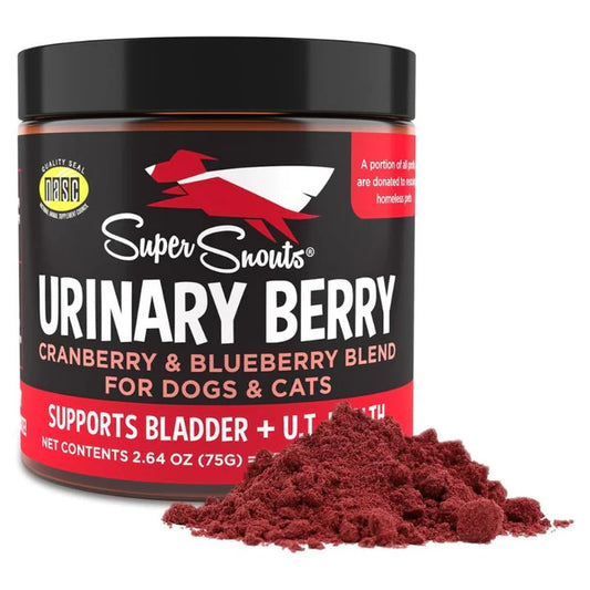 Super Snouts Urinary Berry 75 gr. Ayuda al Tracto Urinario. Antioxidante Natural.