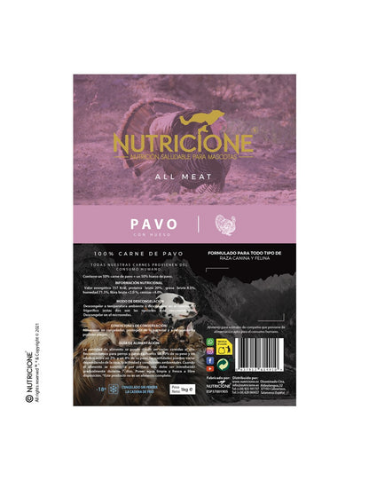 All Meat Pavo, 1kg
